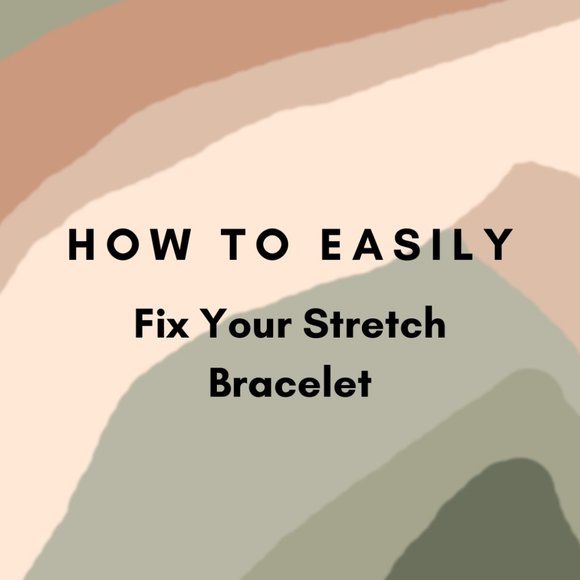 How to Easily Restring Your Stretch Bracelet With No Special Tools DIY - Picture 1 of 1